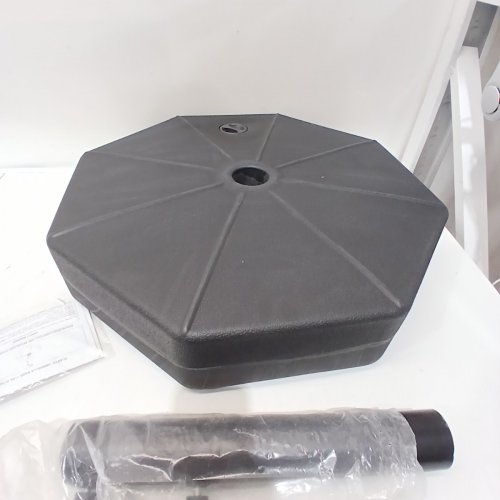 C-HOPETREE PATIO UMBRELLA BASE - 112 LBS CAP - BLACK (ITEM: HNBNE-BP28OCT) image 4