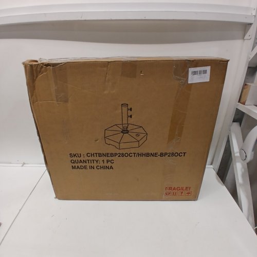 C-HOPETREE PATIO UMBRELLA BASE - 112 LBS CAP - BLACK (ITEM: HNBNE-BP28OCT) image 6