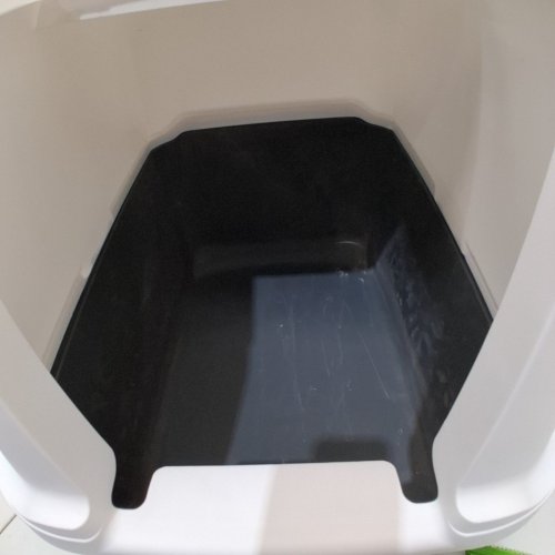 CATIT MAGIC LITTER BOX-REGULAR - WHITE/ GREY (44075) image 3
