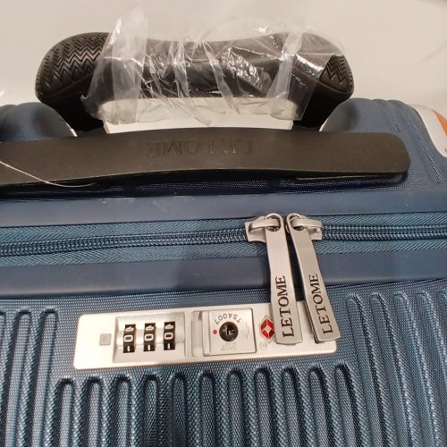 LETOME HARDSIDE LUGGAGE CARRY ON - 20" - BLUE (MODEL: LT-C920) image 4
