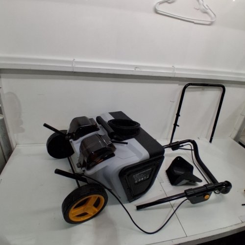 CORDLESS SNOW BLOWER- 2 X 20V - 20" CLEARING WIDTH - BLACK/ GRAY/YELLOW (MODEL: HL-SXJ-01) image 3