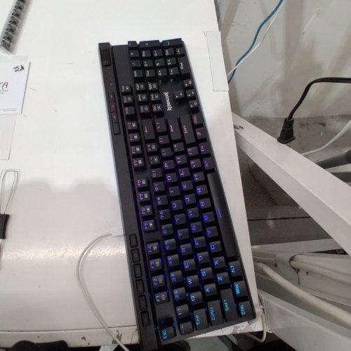 RED DRAGON GAMING ESSENTIALS MECHANICAL KEYBOARD - BLACK - (MODEL: S107) image 3