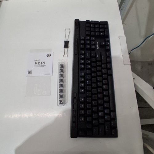 RED DRAGON GAMING ESSENTIALS MECHANICAL KEYBOARD - BLACK - (MODEL: S107) image 4