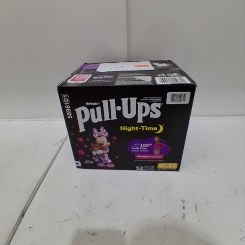 52PK HUGGIES MINNIE MOUSE PULL UPS GIRLS NIGHT TIME POTTY TRAINING PANTS - 4T-5T (MODEL: 5598101) image 2
