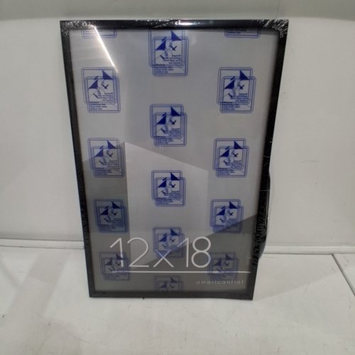AMERICANFLAT POSTER FRAME- 12" X 18"- BLACK (MODEL:WB1218BKPC) image 2