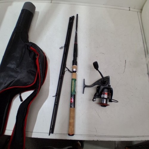 AMUNDSON SAVVY SUMO FISHING ROD AND SPINNING REEL WITH CARRY CASE - 6.5FT - BLACK (MODEL: SMS76MH-4T) image 3