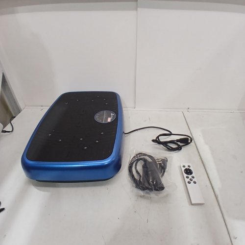 EVOSPARK VIBRATION PLATE EXERCISE MACHINE - 20" X 13.7" X 5.1" - BLUE image 2