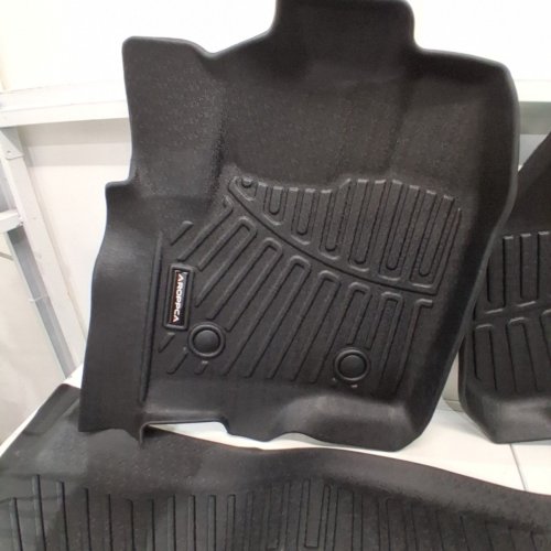 4PC AUTOMOTIVE FLOOR MATS FOR FORD F250 F350 F450 (2012-2016) SUPER DUTY CREW CAB - BLACK image 4