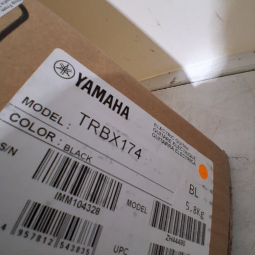 YAMAHA 4 STRING ELECTRIC BASS GUITAR - RIGHT HANDED - BLACK (MODEL: TRBX174) image 2