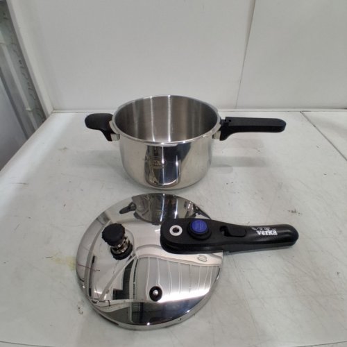 VERKA TRI-PLY BOTTOM PRESSURE COOKER - 5L - STAINLESS STEEL image 2