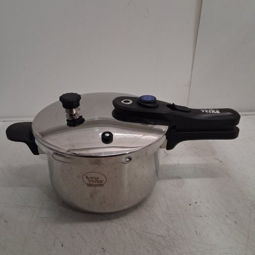 VERKA TRI-PLY BOTTOM PRESSURE COOKER - 5L - STAINLESS STEEL image 4