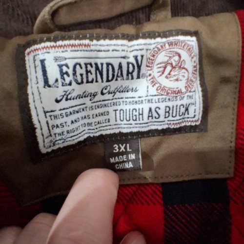 MEN'S LEGENDARY WHITE TAILS TOUGH AS BUCK RELAXED FIT VEST - 3XL- BROWN image 4