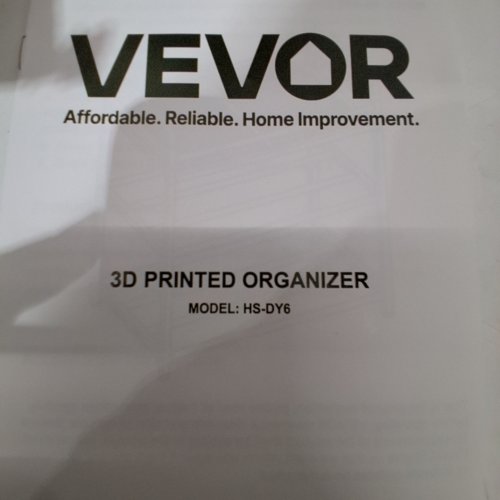 VEVOR 3D PRINTER 3-TIER STORAGE RACK WITH FILAMENT STORAGE, RACKS AND WHEELS - BLACK (MODEL: HS-DY6) image 2