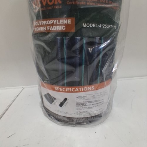 LANDSCAPE FABRIC WEED BARRIER - 4FT X 250FT - BLACK (MODEL: 4*250FT170) image 3