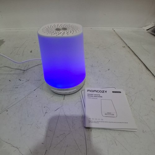 MOMCOZY WHITE NOISE SOUND MACHINE FOR BABY WITH 7 COLOUR NIGHT LIGHT & 34 SOOTHING SOUNDS - WHITE (MODEL:M21FWDB03) image 3