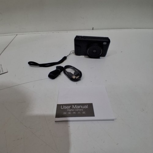 COMPACT DIGITAL CAMERA WITH 180° FLIP SCREEN - 4K - BLACK (MODEL: V6) image 4