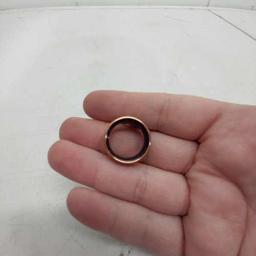 SMART HEALTH TRACKER RING SIZE 7 - BLACK & ROSE GOLD (MODEL: L08) image 3