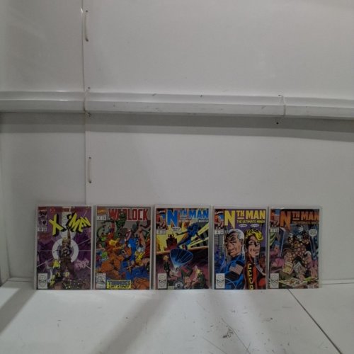 10 ASSTD MARVEL COMIC BOOKS - NTH MAN #1,7,8,9,10,11,12,14, UNCANNY X-MEN #270, WARLOCK #6 - VARIOUS AUTHORS image 3