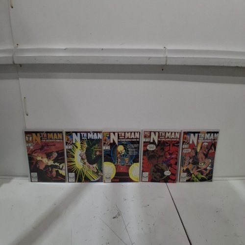 10 ASSTD MARVEL COMIC BOOKS - NTH MAN #1,7,8,9,10,11,12,14, UNCANNY X-MEN #270, WARLOCK #6 - VARIOUS AUTHORS image 4