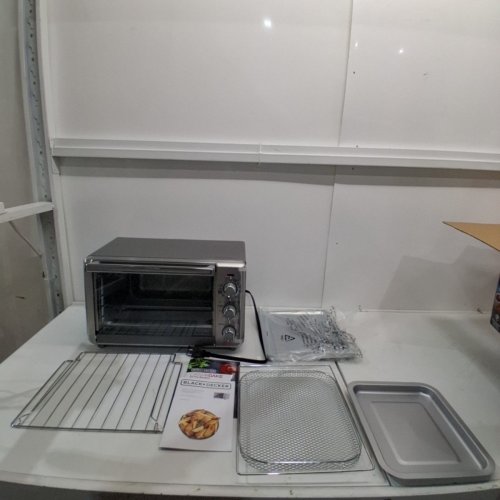 BLACK + DECKER CRISP 'N BAKE AIR FRY TOASTER OVEN - STAINLESS STEEL (MODEL: ‎TO3217SSC) image 2
