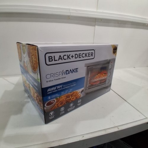 BLACK + DECKER CRISP 'N BAKE AIR FRY TOASTER OVEN - STAINLESS STEEL (MODEL: ‎TO3217SSC) image 5