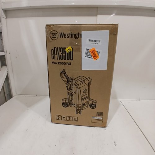 WESTINGHOUSE ELECTRIC PRESSURE WASHER WITH ANTI-TIPPING TECHNOLOGY & SOAP TANK - 2500PSI - 1.76GPM - BLUE/BLACK - (MODEL: EPX3500) image 7
