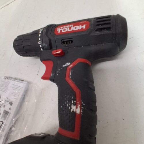 HYPER TOUGH **TOOL ONLY** MAX LITIUM-ION CORDLESS DRILL - 20V - BLACK/RED (MODEL: AQ76020G) image 3