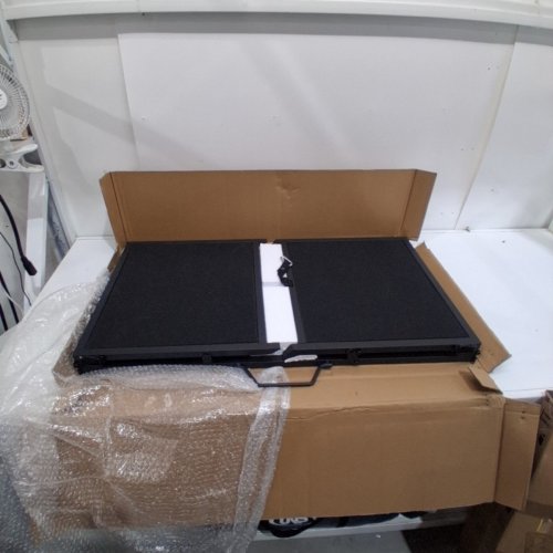 PAWABOO PORTABLE EXTRA LONG AND WIDE DOG RAMP FOR CARS/TRUCKS - 74" X 20" - 300LBS CAPACITY - BLACK image 2