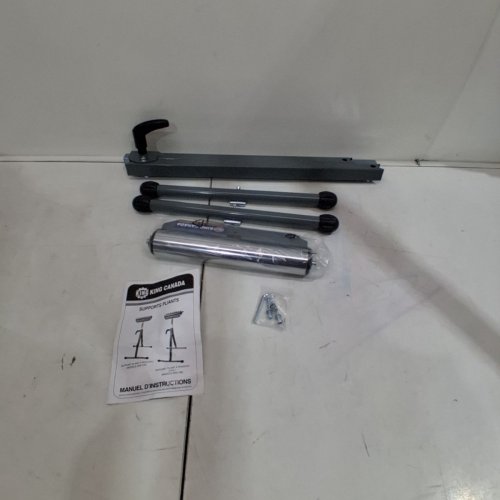 KING CANADA FOLDING ROLLER STAND - 27" - 44" - SILVER (MODEL: KRS-102) image 2