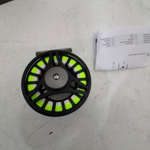 WHITE RIVER FLY SHOP RISEFORM LOADED FLY REEL - 7/8 - 8 WT. LINE - GREEN/BLACK (MODEL:WRRLR8) image 3