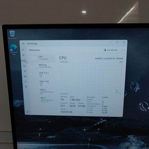 DELL XPS 8960 DESKTOP - INTEL CORE I9-14900K | 32GB DDR5 | 2TB SSD | NVIDIA RTX 4070 12GB - PLATINUM SILVER (MODEL: 8960) image 5