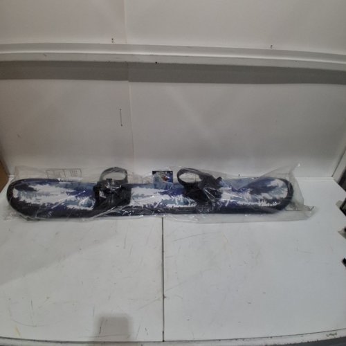HURLEY BEGINNER SNOWBOARD WITH PREMIUM BINDINGS - 48" - BLUE MOUNTAIN DESIGN image 2