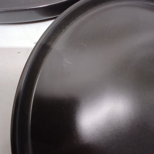 16PC STONE LAIN STONEWARE DINNERWARE SET, MICROWAVE & DISHWASHER SAFE - MATTE BLACK (MODEL: BLB0193) image 4