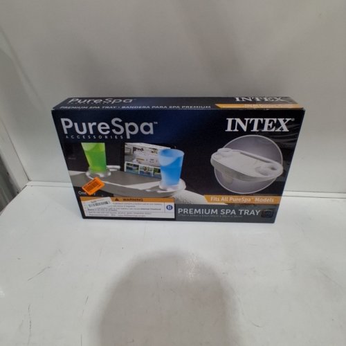 INTEX PURESPA INFLATABLE HOT TUB TRAY - 17.75" X 10.25" - TAUPE image 3