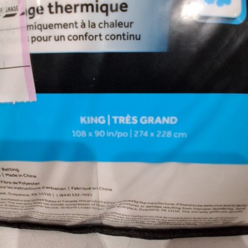 SEALY PREMIUM DOWN-ALTERNATIVE DUVET - KING 108" X 90" - WHITE image 4