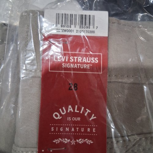 MEN'S LEVI STRAUSS SIGNATURE PANTS - 28 - BEIGE image 2