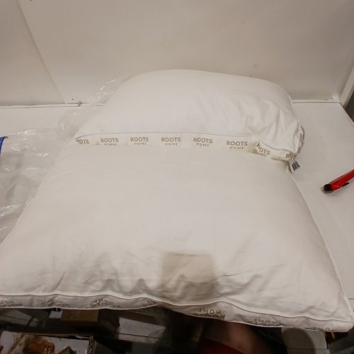 2PK ROOTS HOME HYPOALERGENIC PILLOW WITH 300 THREAD COUNT - QUEEN - WHITE (MODEL: 8007503) image 2