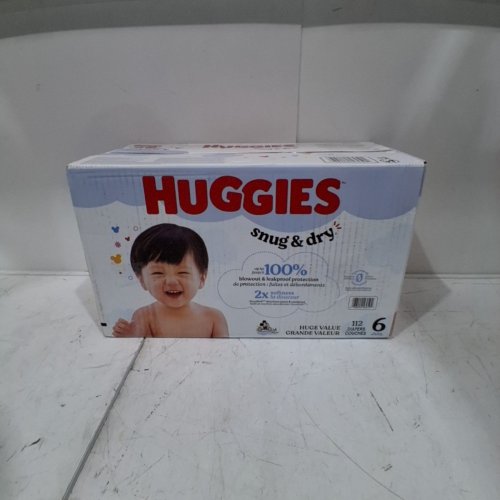 112PK HUGGIES SNUG AND DRY DIAPERS - SIZE 6 (OVER 112LBS ) - DISNEY BABY MICKEY MOUSE (MODEL: 56459) image 3