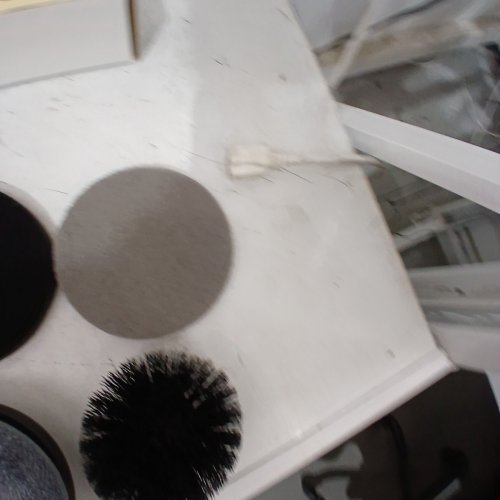HOTO FLEXI ELECTRIC SPIN SCRUBBER BRUSH WITH 8 BRUSH HEADS - 57" - BLACK image 4