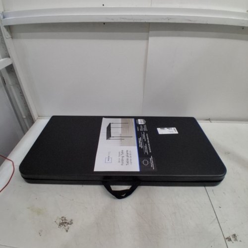 MAINSTAYS FOLDING TABLE - 34" X 34" - BLACK (MODEL: MS95-005-076-02) image 5