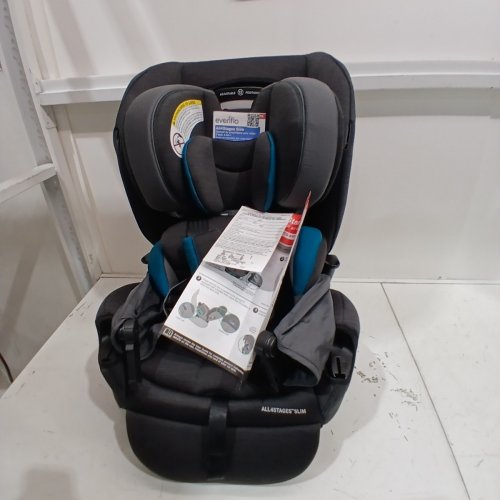 EVENFLO ALL4STAGES SLIM 4-IN-1 COVERTABLE CAR SEAT - BARKER GRAY (MODEL: CS400112525C) image 3