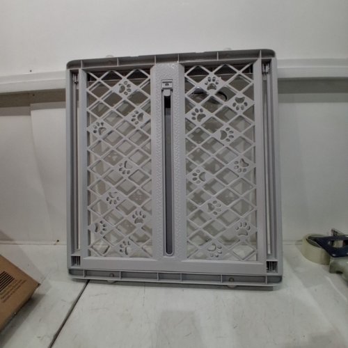 NORTH STATES MYPET PAWS PORTABLE PETGATE - 26"-40" -X 23" - GREY - (MODEL: 3871) image 2