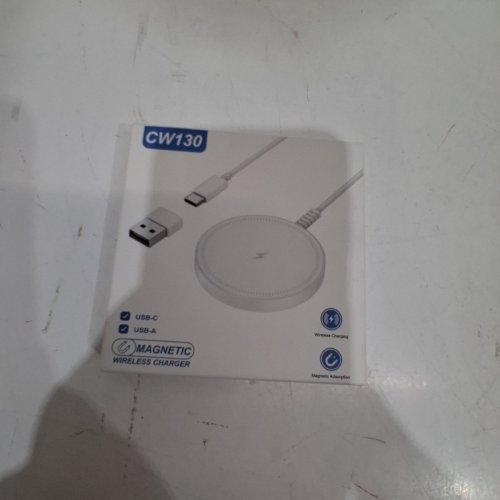 BENFEI 2-IN-1 MAGENETIC WIRELESS CHARGER USB-A / USB-C - 15W OUTPUT - WHITE - (MODEL: CW130) image 4