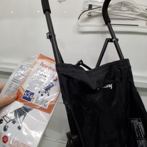 HARMONY LITEWAVE DELUXE UMBRELLA STROLLER - 40LBS MAX - BLACK (MODEL: 0706001BNR) image 4