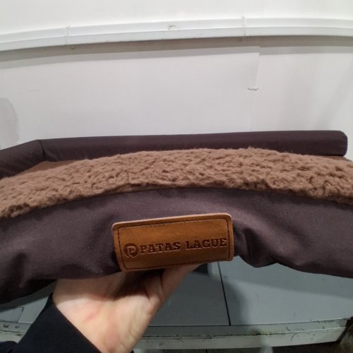 PATAS LAGUE ORTHOPEDIC DOG L-SHAPED SOFA BED - 53" X 40" - BROWN image 2