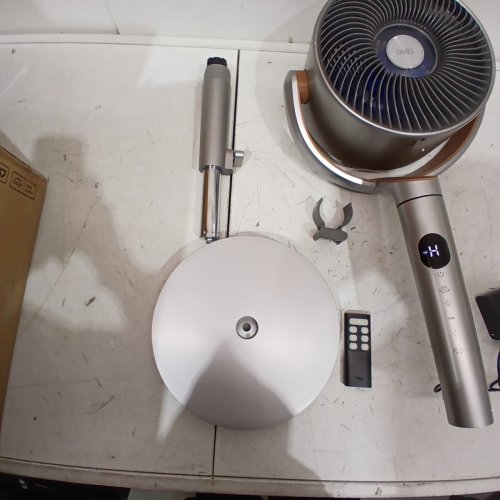 DREO POLYFAN 508S PEDESTAL AIR CIRCULATOR FAN WITH REMOTE AND AMBIENT LIGHTING - 35.04" TALL - 20DB - SILVER (MODEL: DR-HPF008S) image 5