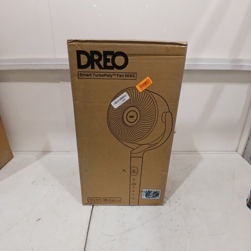 DREO POLYFAN 508S PEDESTAL AIR CIRCULATOR FAN WITH REMOTE AND AMBIENT LIGHTING - 35.04" TALL - 20DB - SILVER (MODEL: DR-HPF008S) image 6
