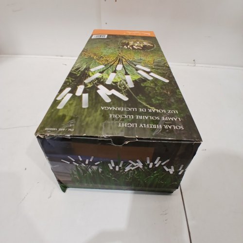 4PK AURORA LIGHTING OUTDOOR SOLAR FIREFLY CLUSTER LIGHT - 3" X 3" X 28" - 25LM - MULTICOLOURED/BLACK (MODEL: 1938050) image 3