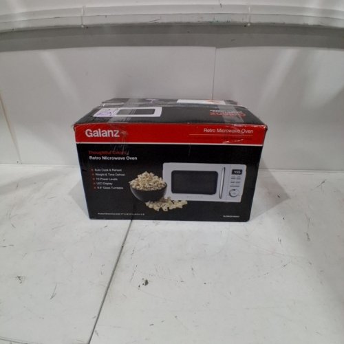 GALANZ RETRO STYLE COUNTERTOP MICROWAVE OVEN - 0.7CU.FT. - WHITE (MODEL: GLCMKZ07WER07) image 6