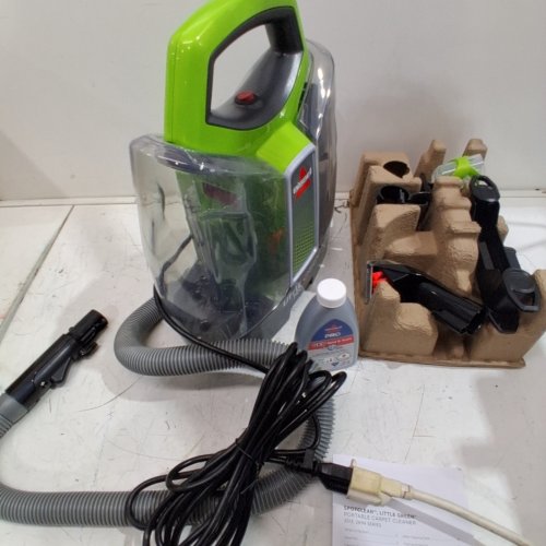 BISSELL LITTLE GREEN PORTABLE DEEP CLEANING VACUUM - 37OZ TANK MAX - GREEN/GREY (MODEL : 2513B) image 2